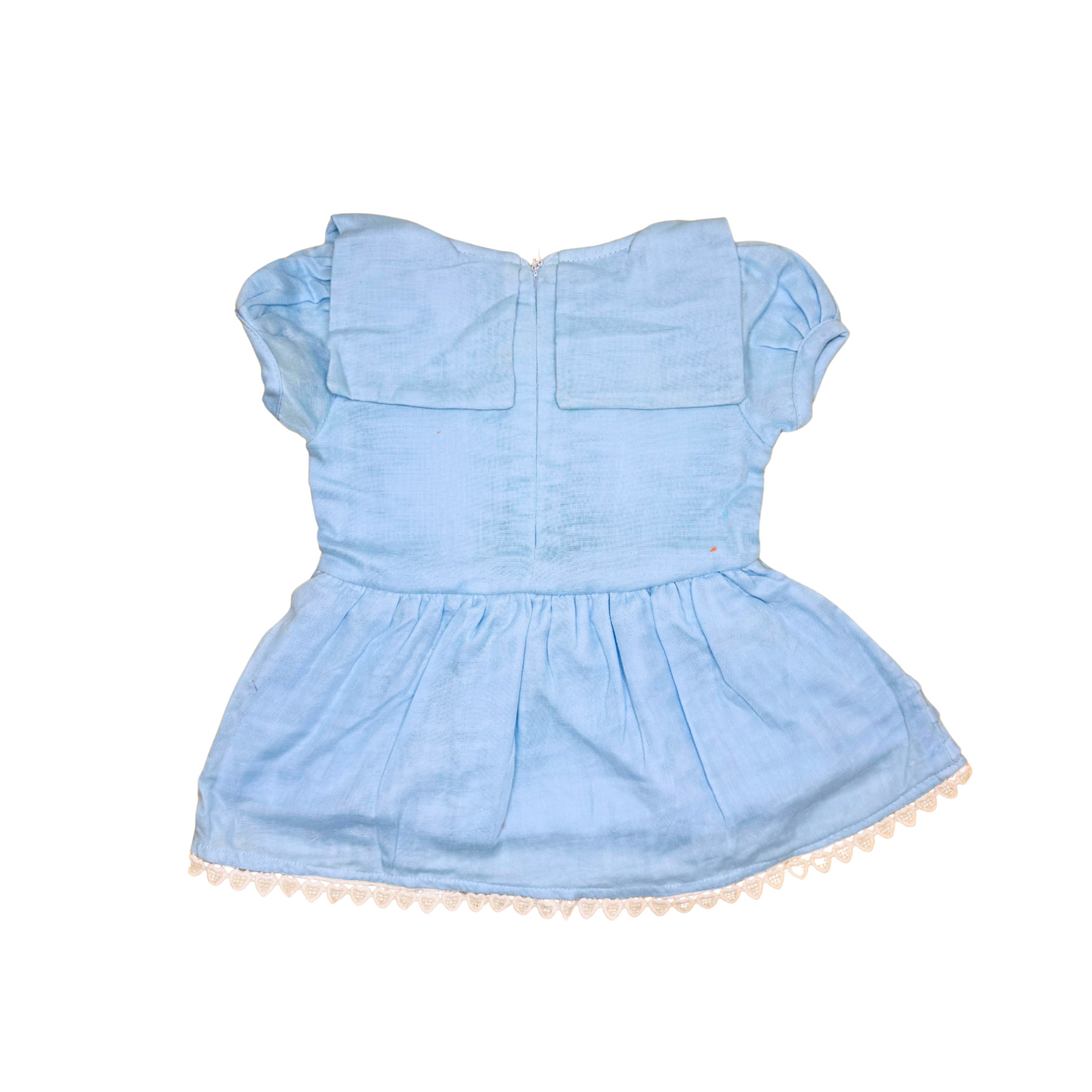 Petal Kiss Linen Dress