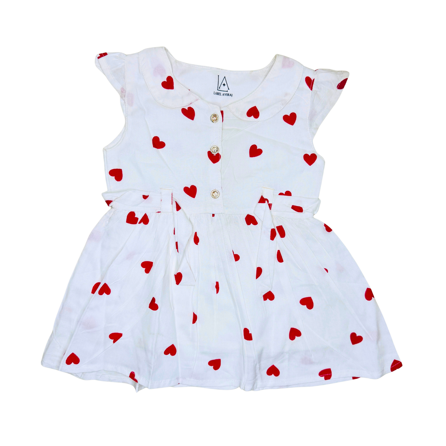 Sweetheart Whirl Cotton Dress
