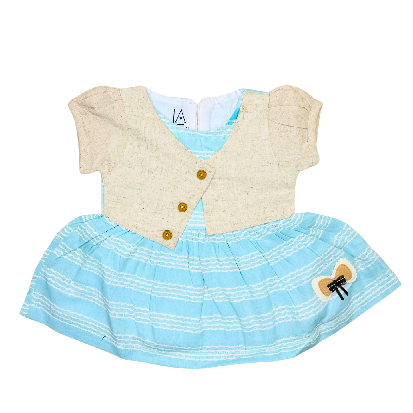Bow Belle Linen Dress