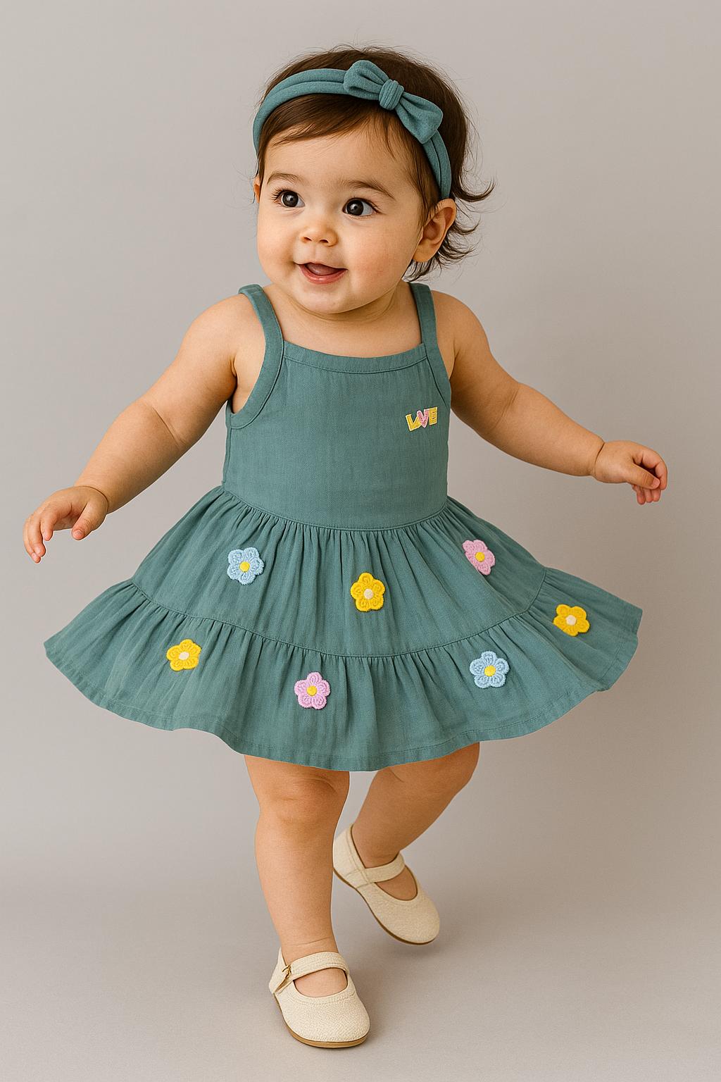 Cotton Candy Bloom Dress