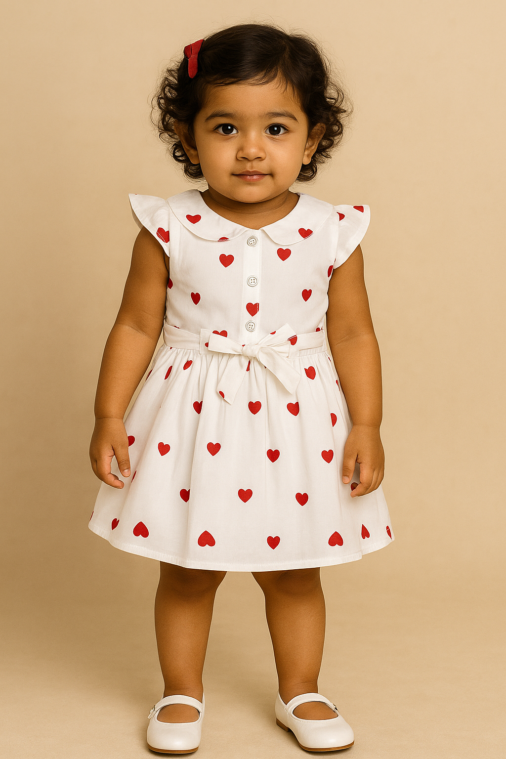 Sweetheart Whirl Cotton Dress