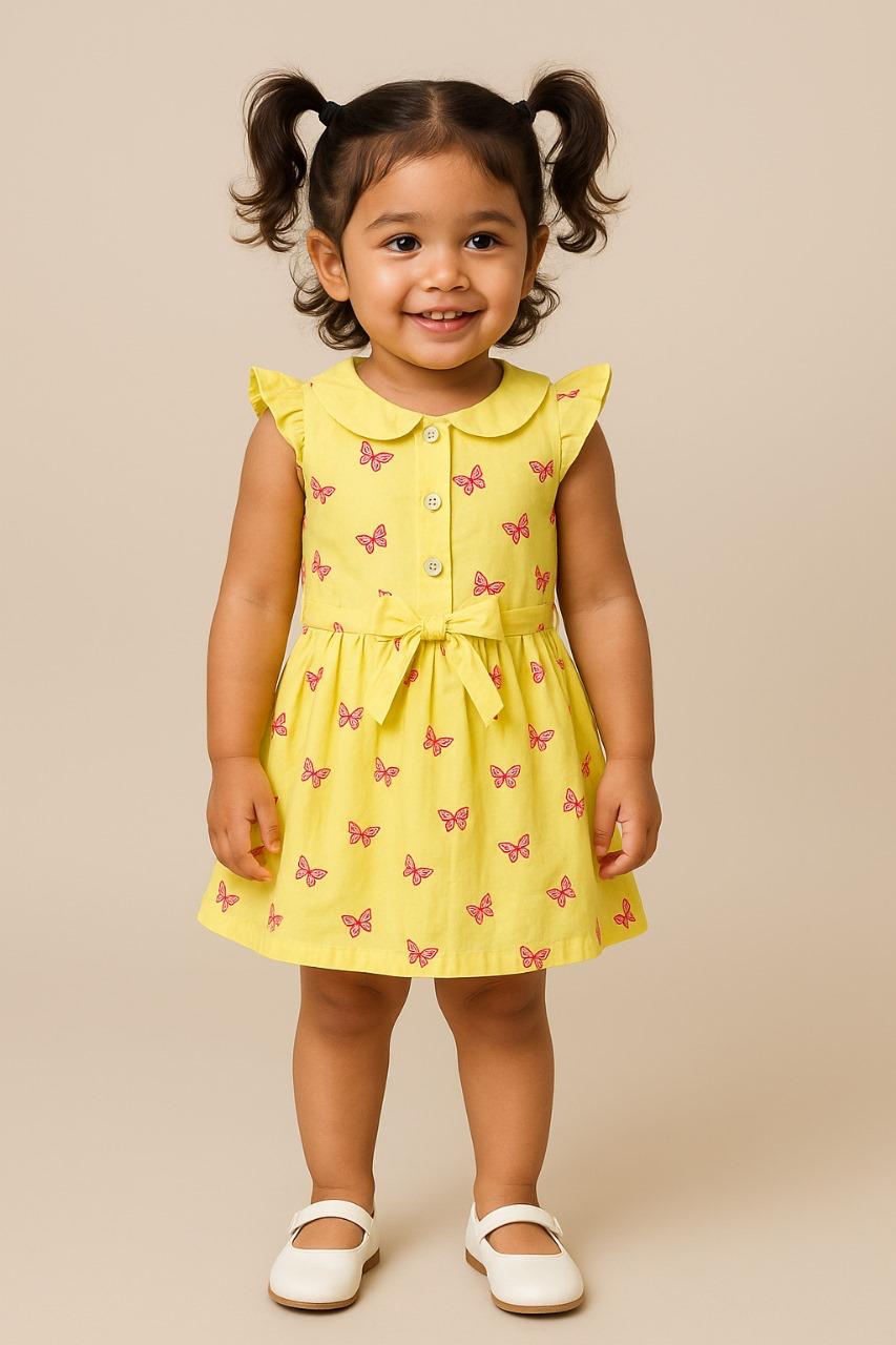 Butterfly Bloom Cotton Dress