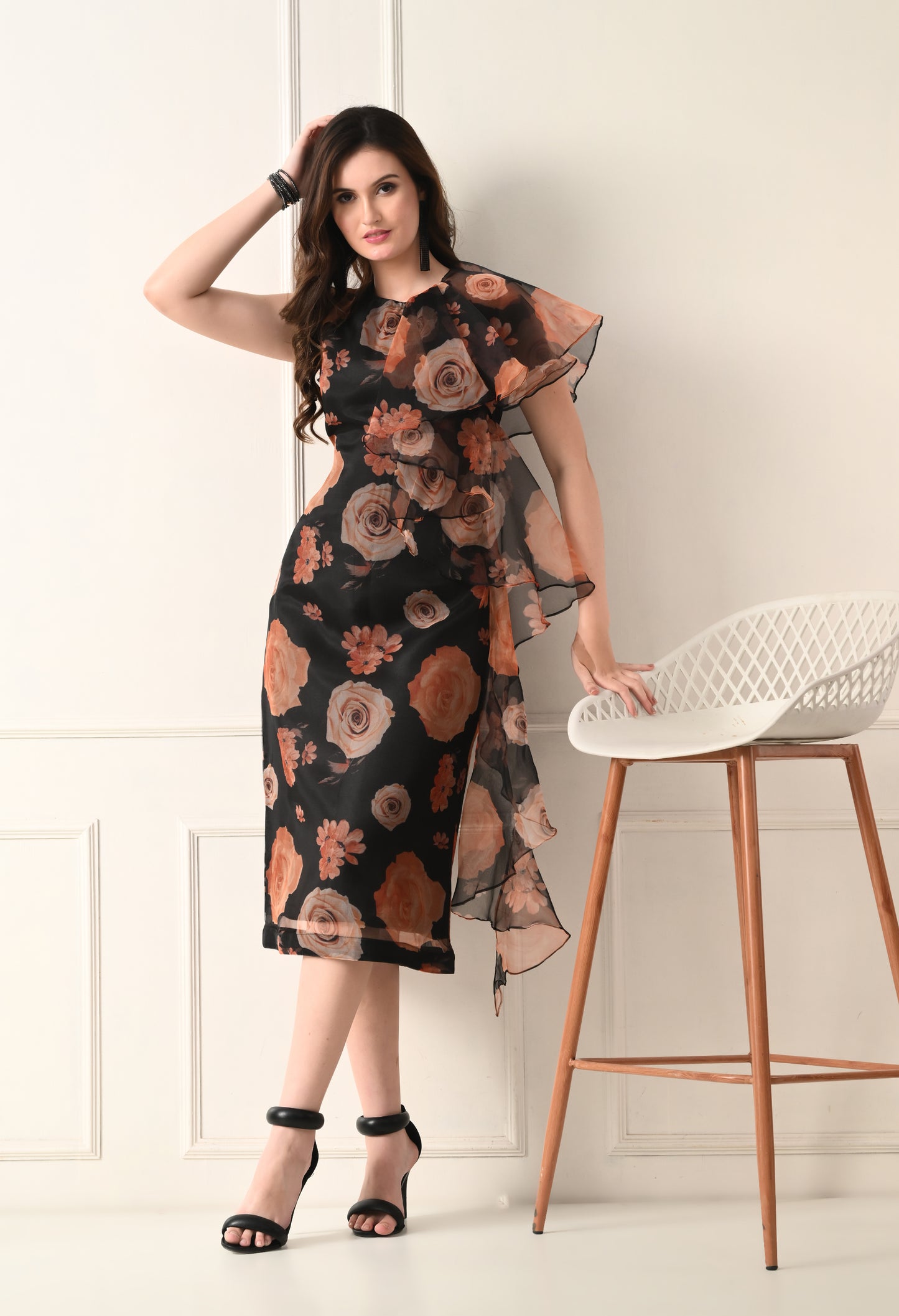 Noir Rose Dress