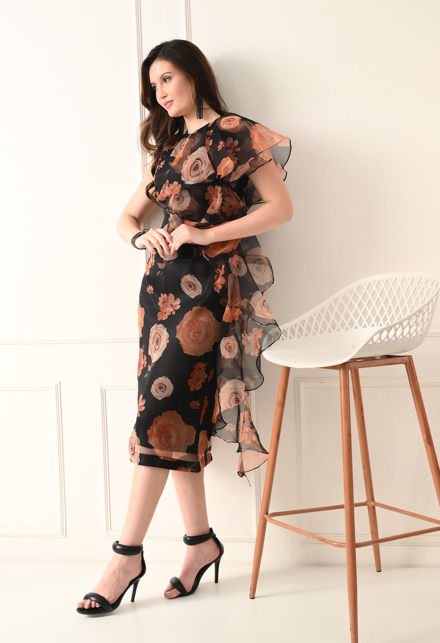Noir Rose Dress