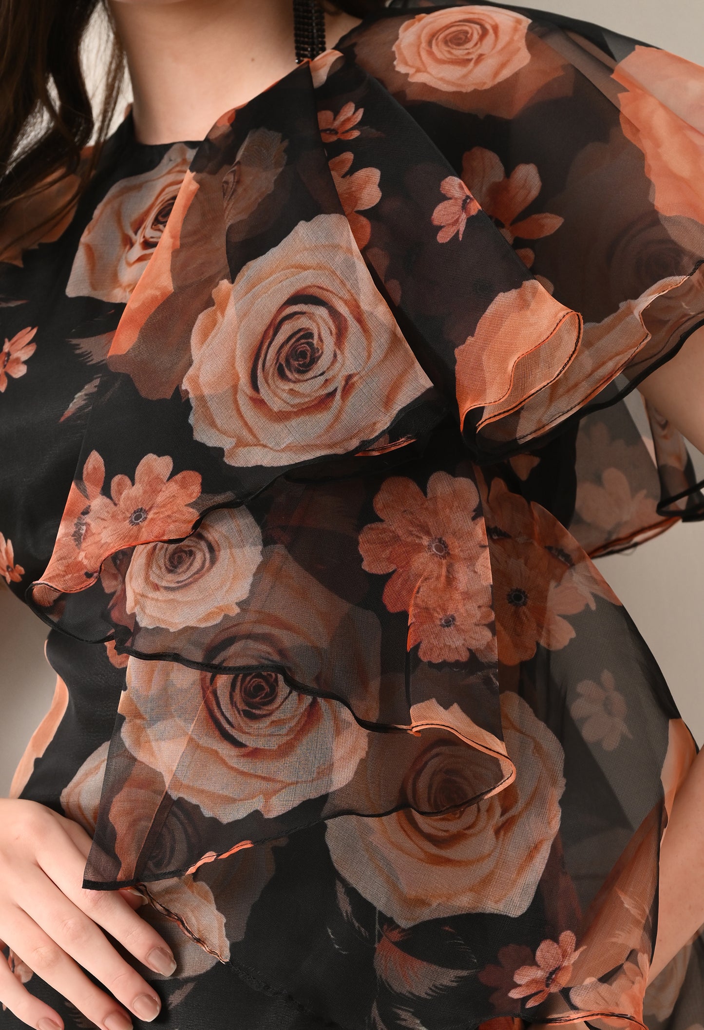 Noir Rose Dress