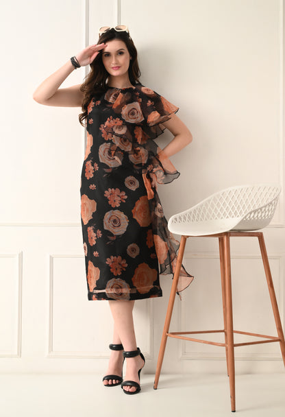 Noir Rose Dress