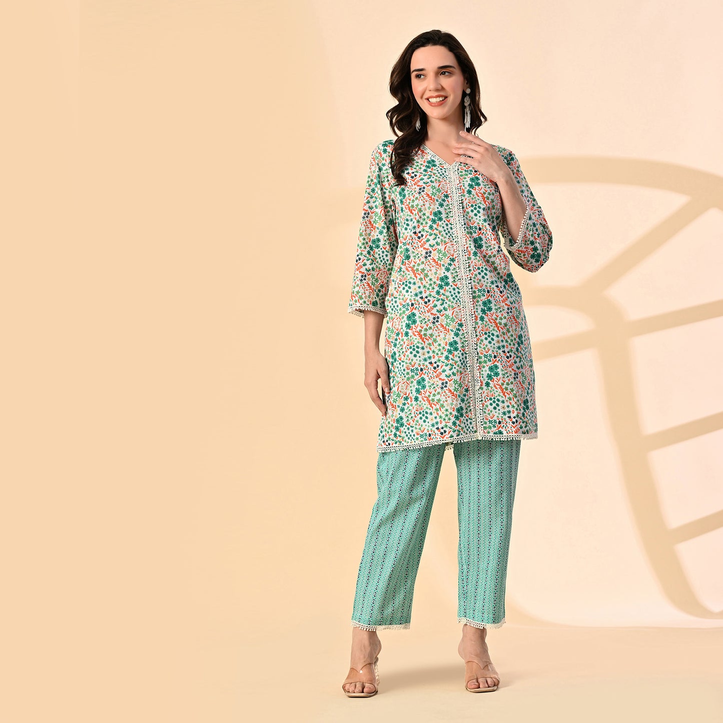 Mint Blossom Co-Ord Set