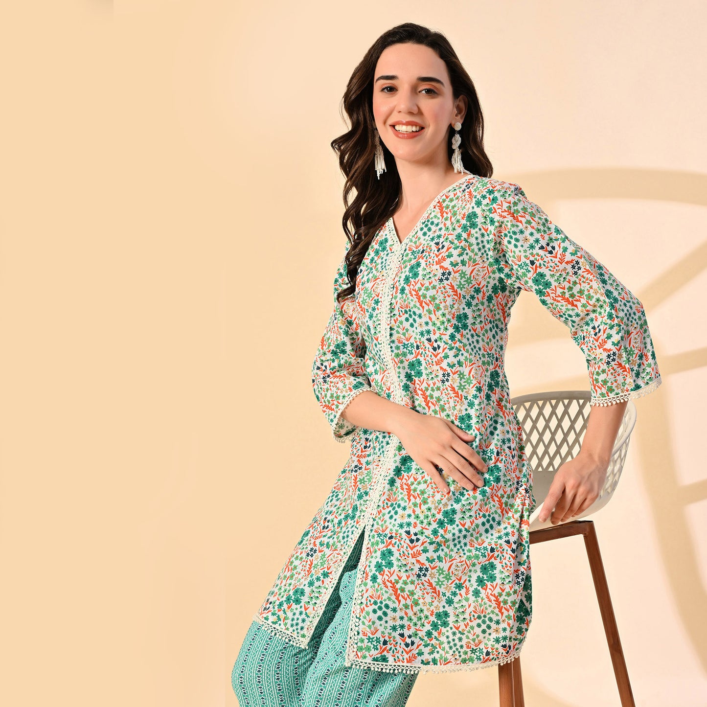 Mint Blossom Co-Ord Set