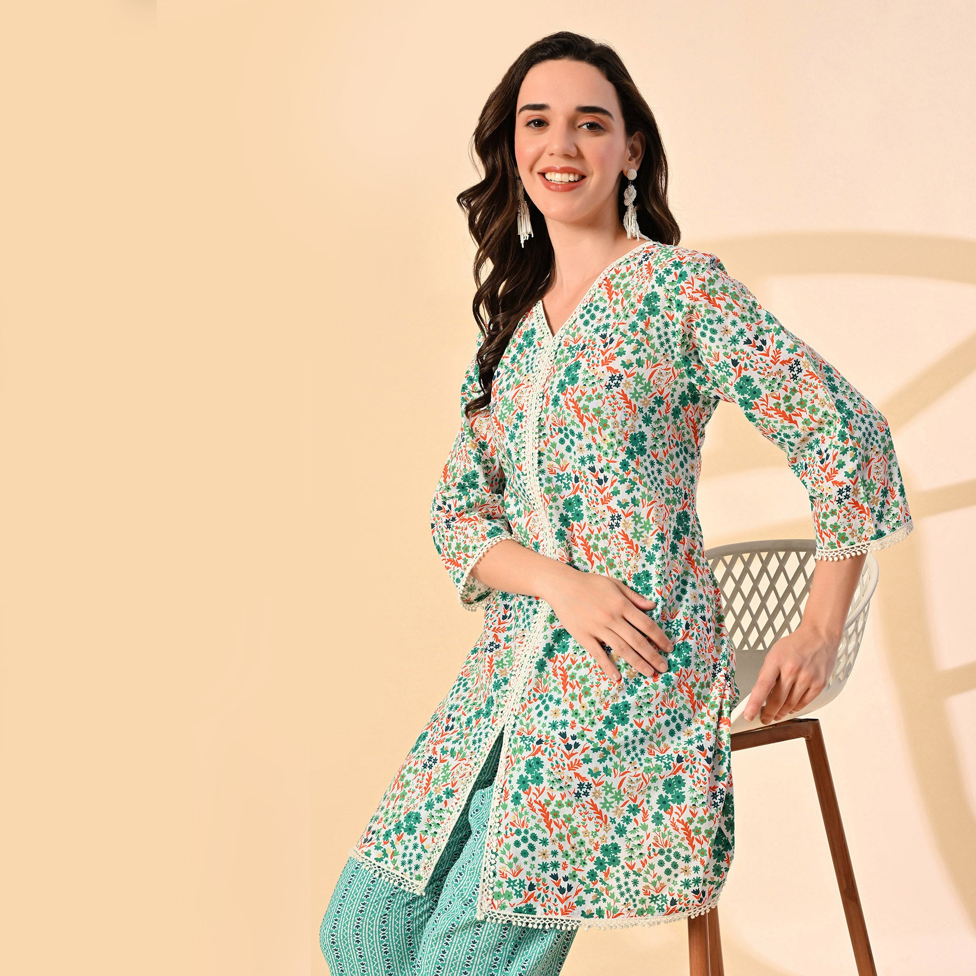 Mint Blossom Co-Ord Set