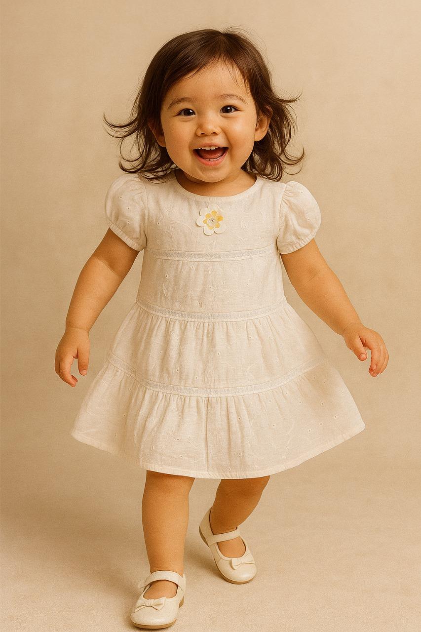 Chikankari Bloom Dress