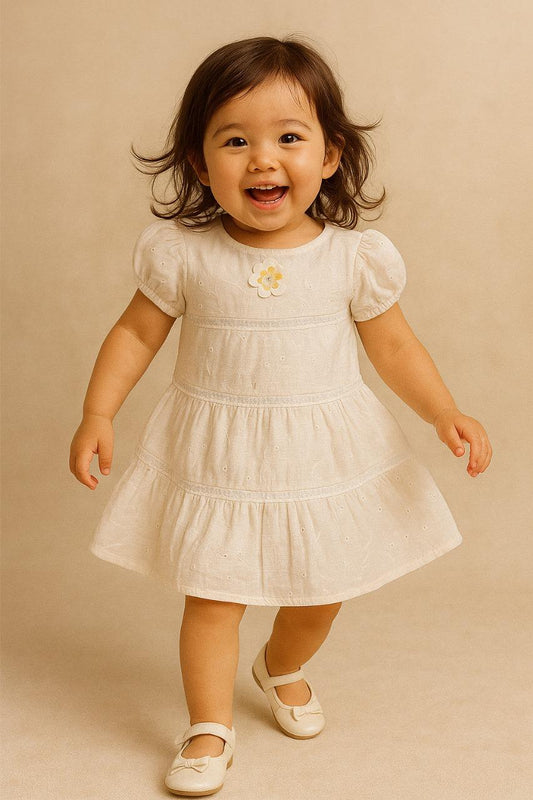 Chikankari Bloom Dress