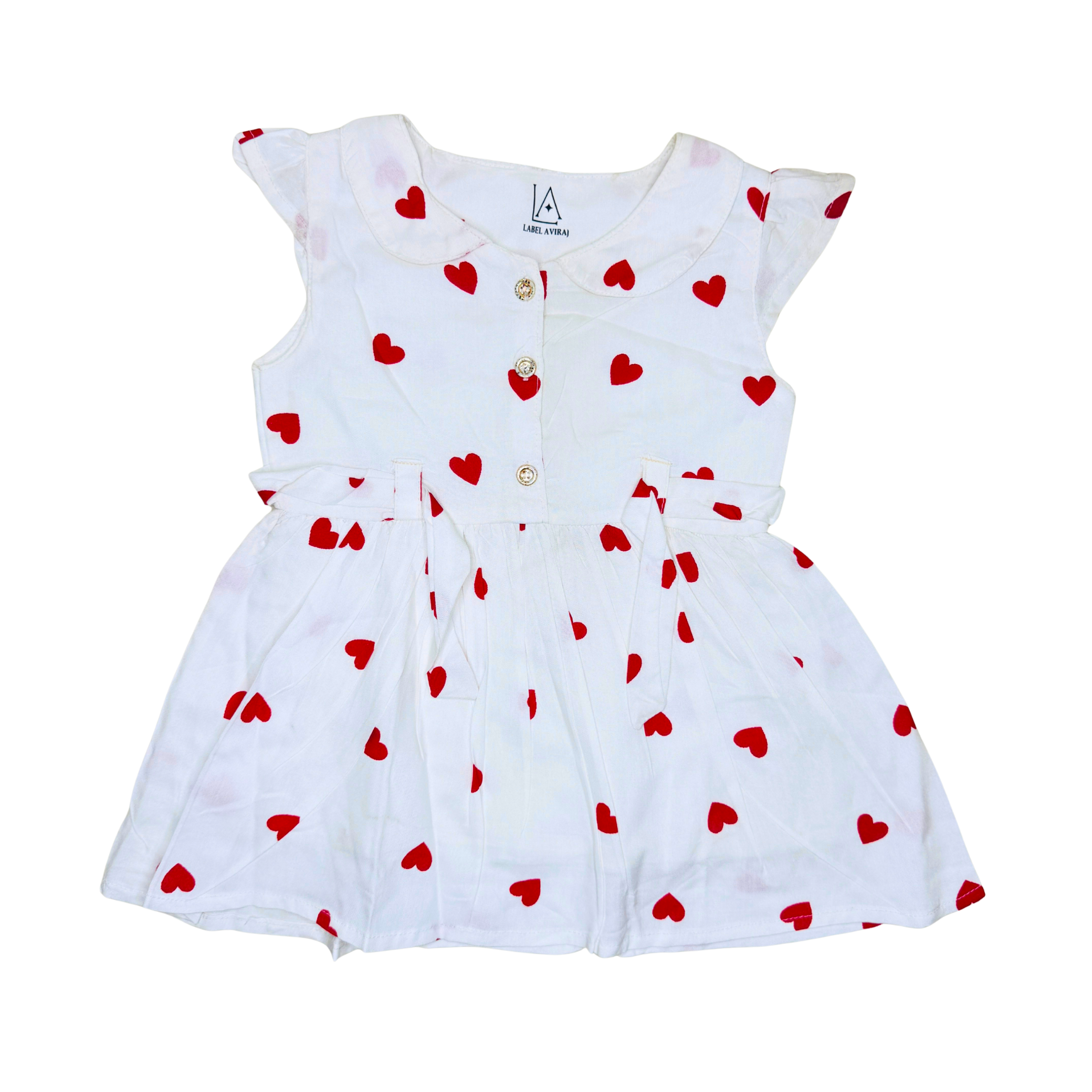Sweetheart Whirl Cotton Dress