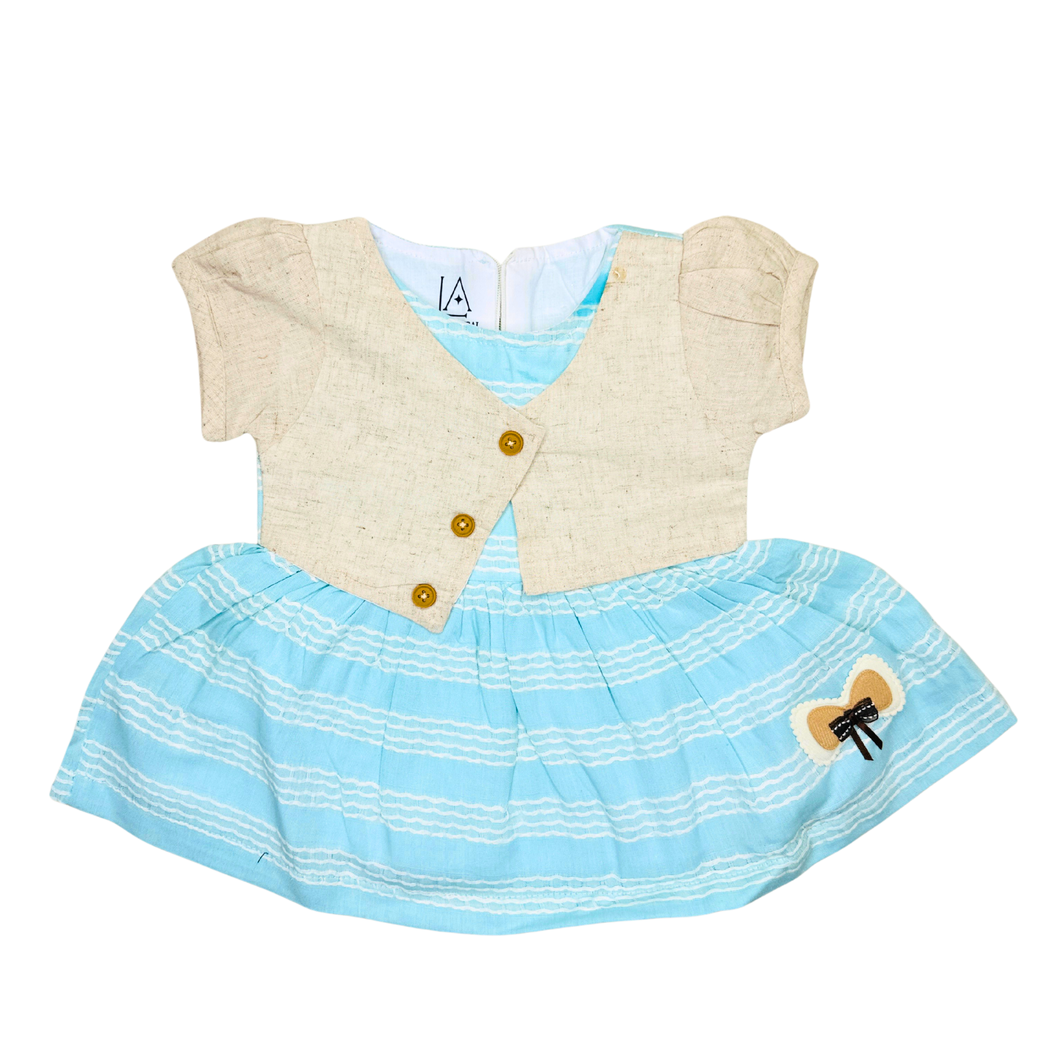 Bow Belle Linen Dress
