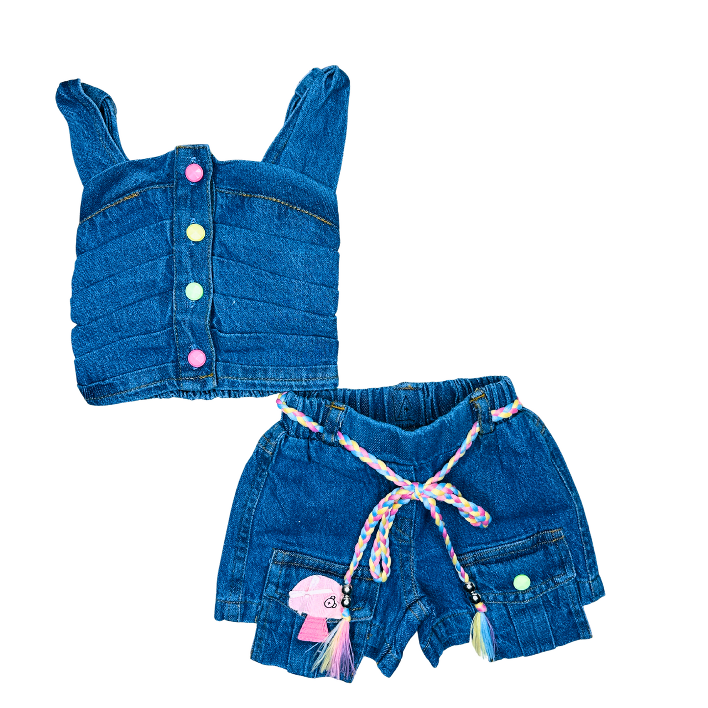 Candy Pop Denim Co-ord set