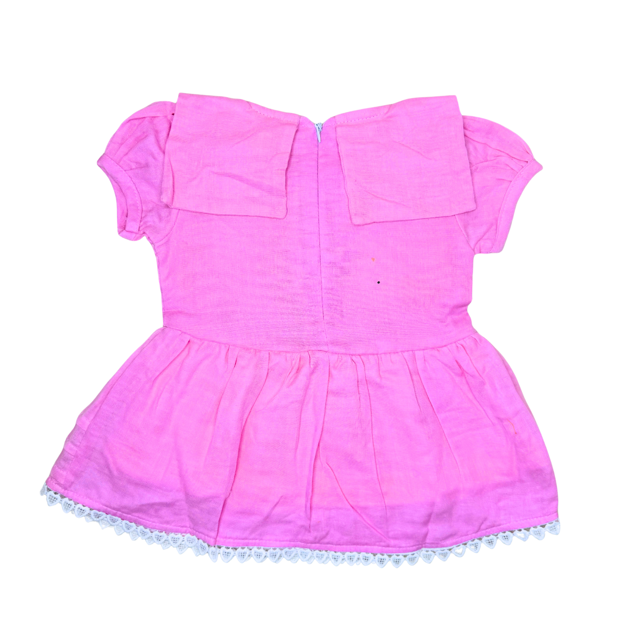 Petal Kiss Linen Dress