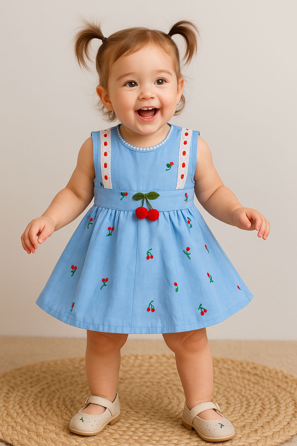 Cherry Bloom Baby Dress